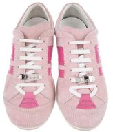 Thumbnail for your product : Christian Dior Logo Low-Top Sneakers