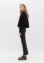 Thumbnail for your product : Dusan Dušan Twill Flared Pant Black