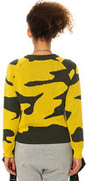 Thumbnail for your product : Wesc The Dorit Camo Sweater in Antique Moss