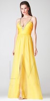 Thumbnail for your product : LM Collection Beaded Neckline Center Slit  Evening Dresses