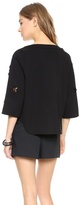 Thumbnail for your product : Tibi 3/4 Sleeve Top