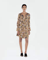 Thumbnail for your product : Ann Taylor Opulent Floral Ruffle Sleeve Dress