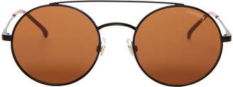 Carrera 2004/T/S Black & Brown Round Sunglasses