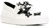 Thumbnail for your product : MICHAEL Michael Kors studded flowers trainers