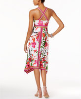 Thumbnail for your product : INC International Concepts Petite Printed Handkerchief-Hem Dress, Created for Macy's