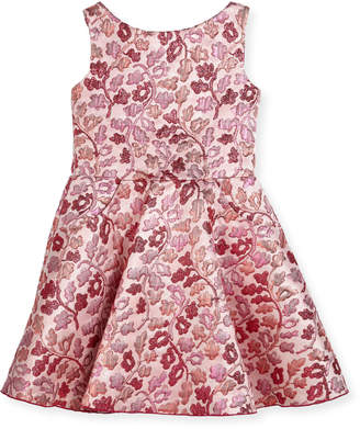 Zoe Berry Blossom Metallic Brocade Swing Dress, Size 7-16