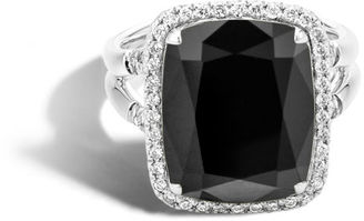 John Hardy Magic Cut Ring, Golden Sheen Sapphire, Diamonds