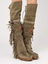 Thumbnail for your product : EL VAQUERO 70MM COLEEN SUEDE OVER-THE-KNEE BOOTS