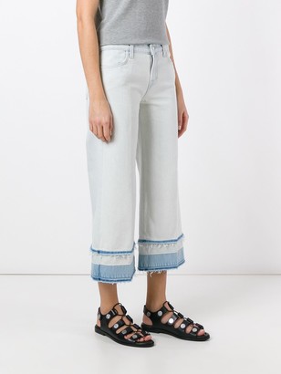 J Brand Liza mid-rise culotte jeans