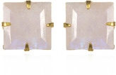 Thumbnail for your product : Bounkit Moonstone Square Studs