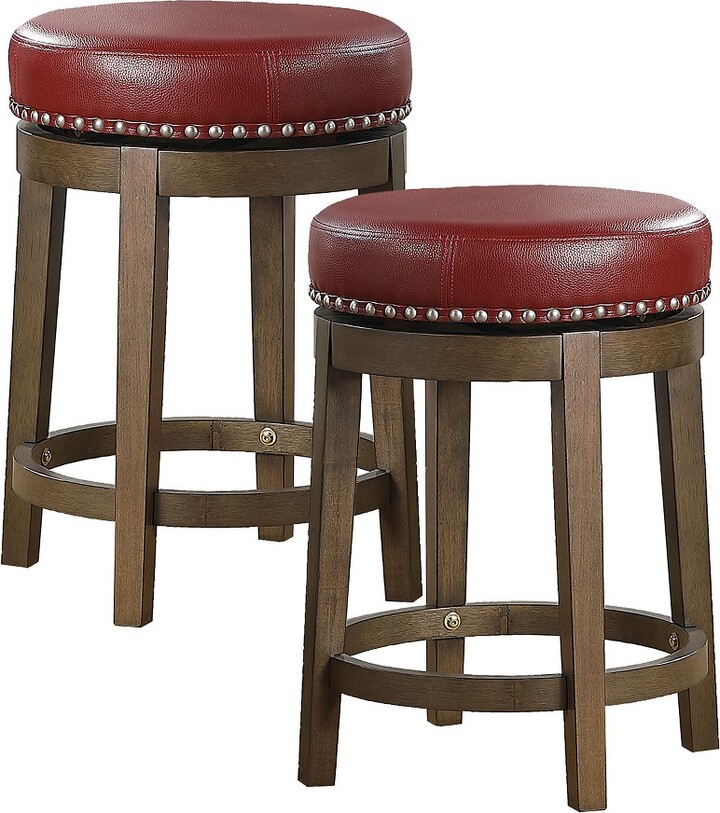 Lexicon Home Lexicon Whitby 25 Inch Counter Height Wooden Bar Stool