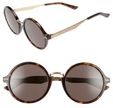 Thumbnail for your product : Gucci Women's 53Mm Round Sunglasses - Dark Havana/ Gold