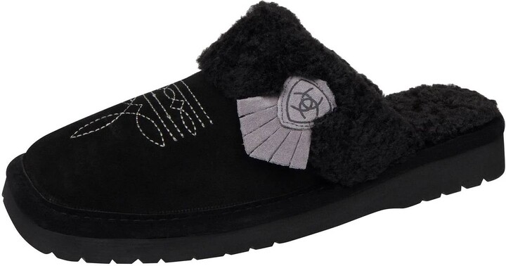 Ariat Women's Jackie Square Toe Slipper In Black
