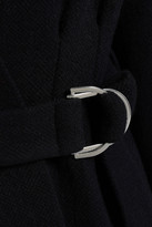 Thumbnail for your product : Maje Gato Belted Cotton-blend Jacket