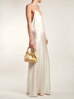 The Row Double Circle Small Satin Bag - Womens - Gold