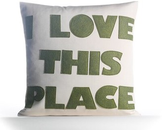 Alexandra Ferguson I Love This Place Outdoor Throw Pillow