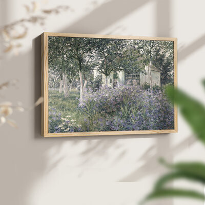 Winston Porter Vintage Floral-XXXVIII -Framed Print - Restickable