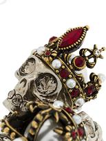 Thumbnail for your product : Alexander McQueen queen skull ring