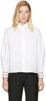 Thumbnail for your product : Fendi White Transparent Cuff Shirt