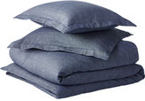 Thumbnail for your product : CB2 Set Of 2 Weekendr Blue Chambray King Shams