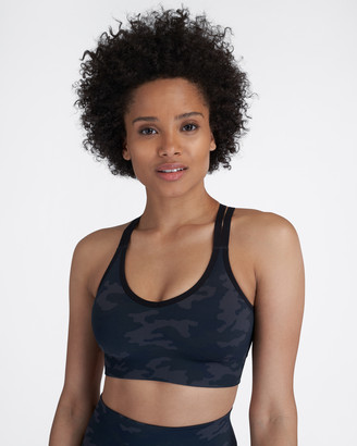 SPANX Look at Me Now Low impact Sports Bra in Black Camo