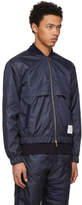 Thumbnail for your product : Thom Browne Navy Ripstop Bomber Jacket