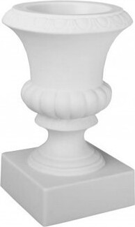 Canora Grey 22 Inch Classic Square Base Floral Urn Indoor/Outdoor Polyethylene Commercial-Grade Plastic