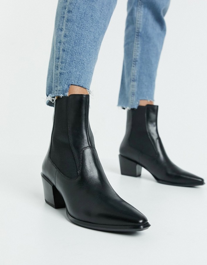 værtinde Limited mistænksom Vagabond Betsy mid heel ankle boots in black - ShopStyle