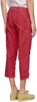Eckhaus Latta Red Blunt Trousers