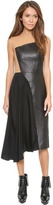 Thumbnail for your product : 3.1 Phillip Lim Horizon Leather Combo Dress