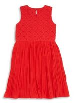 Thumbnail for your product : Design History Girl's Lace Bodice Pleated Dress