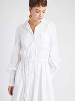 Thumbnail for your product : Oscar de la Renta Stretch-Cotton Poplin Shirtdress