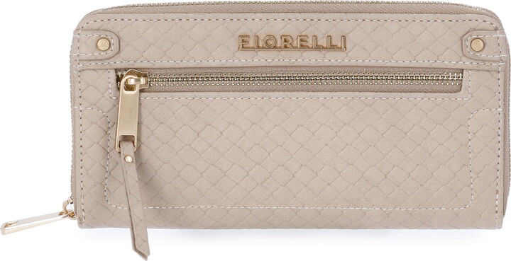 Fiorelli Women’s Kate Large Zipper Wallet, Affogat