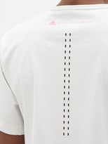 Thumbnail for your product : adidas by Stella McCartney Truestrength Recycled Fibre-blend T-shirt - White