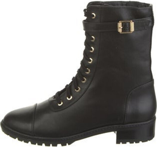 stuart weitzman combat boots sale