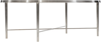 Bernhardt Allure Metal Oval Cocktail Table