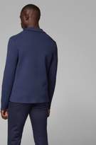 Thumbnail for your product : BOSS Regular-fit jacket in double-faced knitted fabric