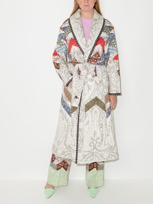 Etro Floral Patchwork Quilted Coat