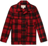 Thumbnail for your product : Filson Checked Virgin Wool Overshirt - Red