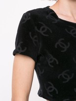 Thumbnail for your product : Chanel Pre Owned 1990s interlocking CC logo cropped top