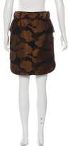 Thumbnail for your product : Dries Van Noten Belted Brocade Skirt