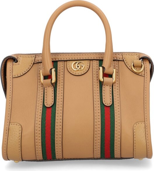 ハンドバッグ GUCCI - SMALL DOUBLE G TOP HANDLE BAG Gucci Double G Top Handle Mini Tote Bag - ShopStyle