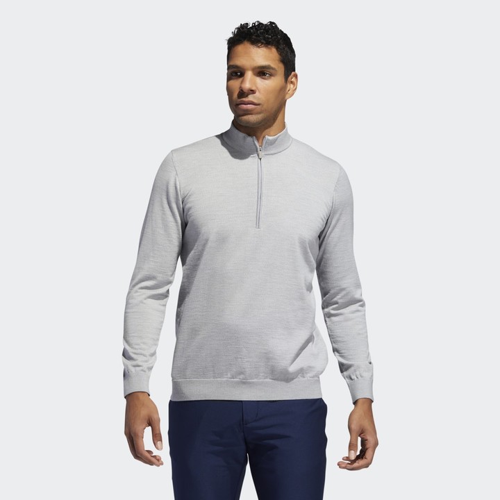 adidas Adipure Refined 1/4-Zip Sweater - ShopStyle Clothes and Shoes