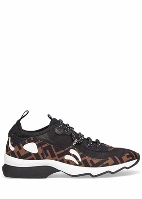 fendi freedom ff patchwork sneakers