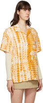 Thumbnail for your product : ANDERSSON BELL Yellow & White Tie-Dyed Embroidery Shirt