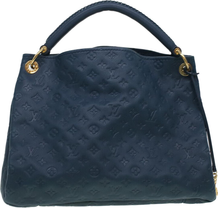 Louis Vuitton Artsy Navy Leather Shoulder Bag (Pre-Owned) - ShopStyle