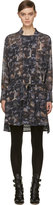 Thumbnail for your product : Isabel Marant Black Silk Printed Georgette Carla Dress