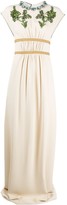 Thumbnail for your product : Gucci Crystal Embroidered Jersey Gown