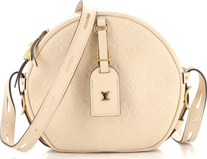 Louis Vuitton, Bags, Louis Vuitton Boite Chapeau Souple Bag Monogram  Empreinte Leather Mm Neutral