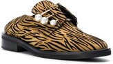 Thumbnail for your product : Coliac Fergy striped print mules